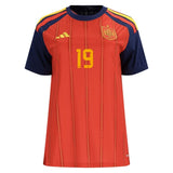 Maillot Espagne Lamine Yamal 19 Femme Domicile 2026 2027 3