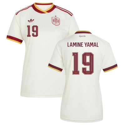 Maillot Espagne Lamine Yamal Femme Exterieur Coupe du Monde 2026 2027