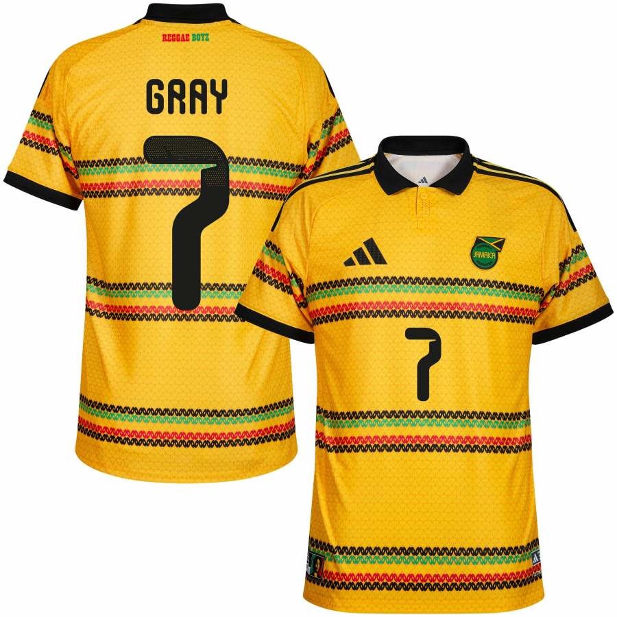 Maillot Jamaique x Bob Marley Domicile Homme 2026 2027 Gray