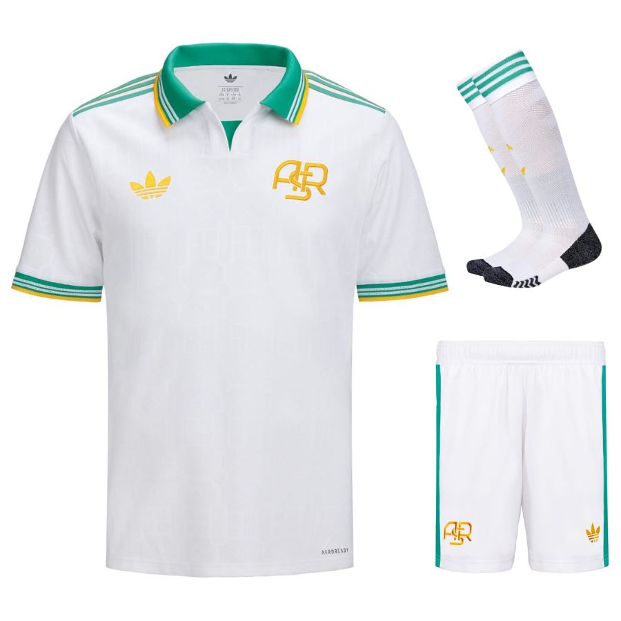 Maillot Kit Enfant AS Roma Third 2025 2026 Blanc | Foot Sport
