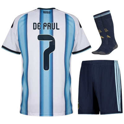 Maillot Argentine De Paul 3 étoiles Enfant Domicile 2026 2027 | Foot Sport