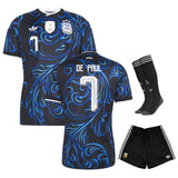Maillot Argentine De Paul 3 étoiles Enfant Exterieur 2026 2027 1