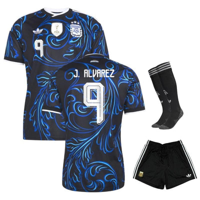 Maillot Argentine J. Alvarez 3 étoiles Enfant Exterieur 2026 2027
