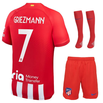 Maillot Kit Enfant Atletico Madrid Domicile 2024 | Foot Sport