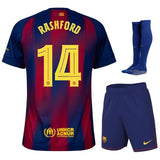 Maillot Kit Enfant Barca Rashford 14 Domicile 2025 2026 | Foot Sport 1