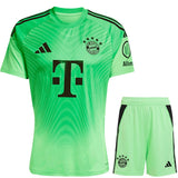 Maillot Bayern Munich Kit Enfant Gardien Domicile 2025 2026 Vert | Foot Sport 1