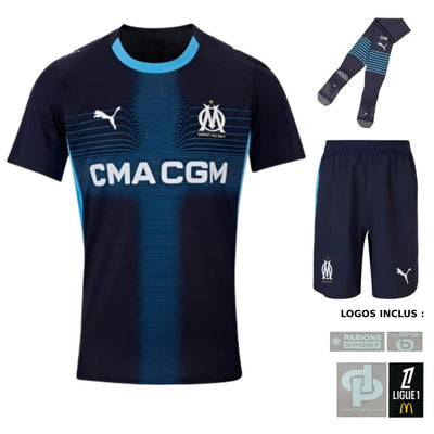 Maillot Kit Enfant Marseille Jul D&P Exterieur 2025 2026 | Foot Sport