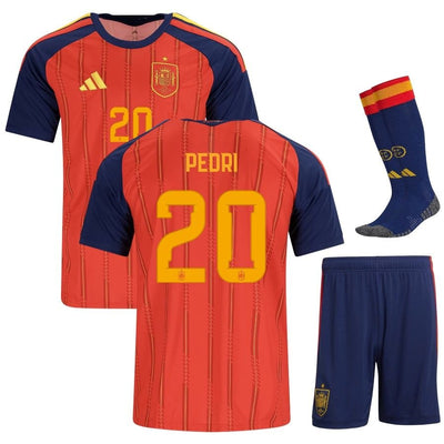 Maillot Espagne Pedri Kit Enfant Domicile 2026 2027