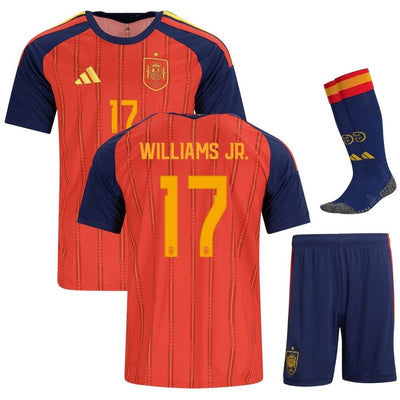 Maillot Espagne Williams Jr Kit Enfant Domicile 2026 2027