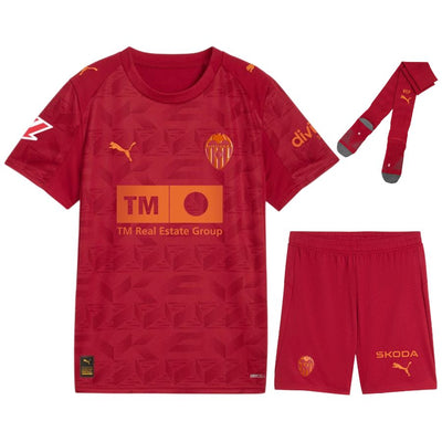 Maillot Kit Enfant FC Valence Exterieur 2025 2026 Blanc | Foot Sport