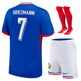 Maillot Kit Enfant France Domicile Euro 2024 2025 | Foot Sport 3