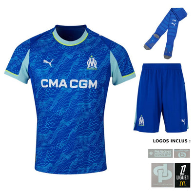 Maillot Kit Enfant Marseille Jul D&P Third 2025 2026 | Foot Sport