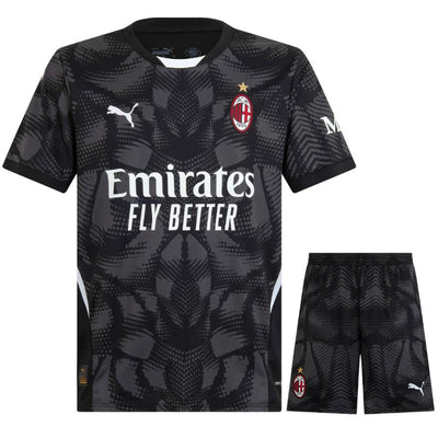 Maillot Gardien Maignan Enfant AC Milan Domicile 2024 2025 Noir | Foot Sport