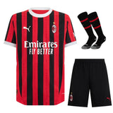 Maillot Enfant Ac Milan Domicile 2024 2025 Noir | Foot Sport 1