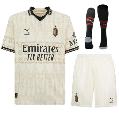 Maillot Kit Enfant Milan AC X Pleasures Blanc 2023-2024 | Foot Sport