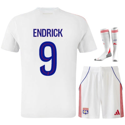 Maillot Lyon OL Endrick Kit Enfant Domicile 2025 2026