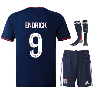Maillot Lyon OL Endrick Kit Enfant Exterieur 2025 2026