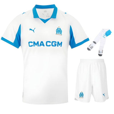 Maillot Kit Enfant Marseille Domicile 2025 2026 | Foot Sport