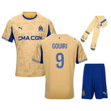 Maillot Kit Enfant Marseille T.Weah Or Fourth 2025 2026 6