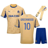 Maillot Kit Enfant Marseille Greenwood Or Fourth 2025 2026 1
