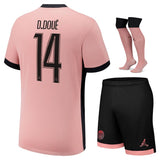 Maillot Kit Enfant PSG Third Rose 2024 2025 | Foot Sport 2