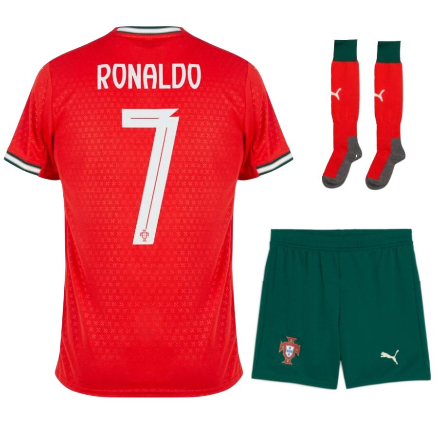 Maillot Portugal Ronaldo Kit Enfant Domicile 2025 2026 | Foot Sport