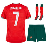 Maillot Portugal Ronaldo Kit Enfant Domicile 2025 2026 | Foot Sport 1