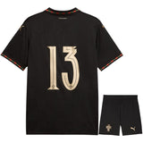 Maillot Portugal Enfant Kit 2025 2026 Edition Speciale Eusebio Noir 1