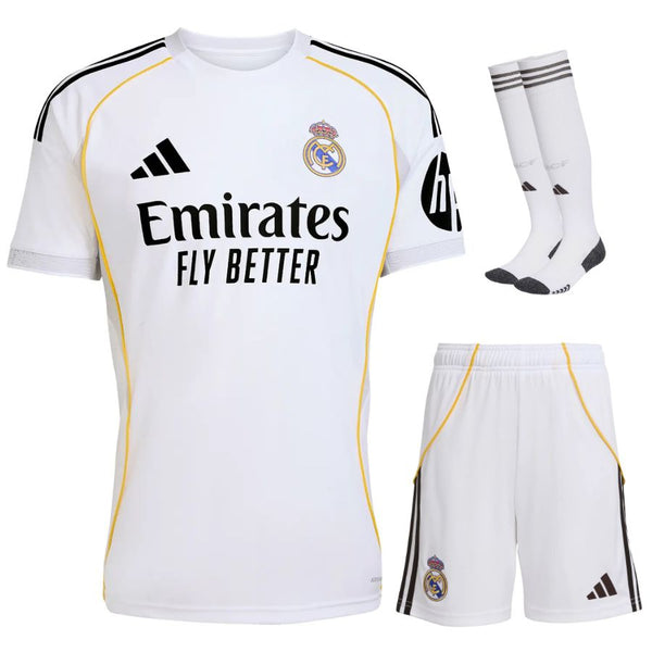 Maillot Kit Enfant Real Madrid Domicile 2025 2026 | Foot Sport