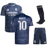 Maillot Kit Enfant Mbappe Real Madrid Exterieur 2025 2026 | Foot Sport 1