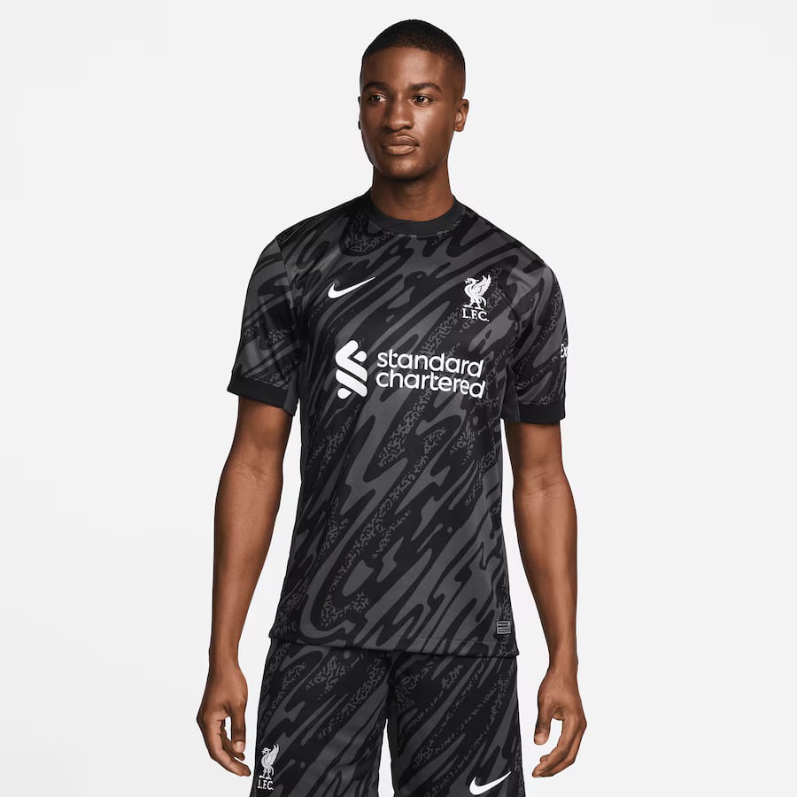 Maillot Liverpool Gardien Domicile Homme 2024 2025 Noir | Foot Sport