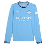 Maillot Manchester City Manches Longues Haaland Homme 2024 2025 | Foot Sport 1