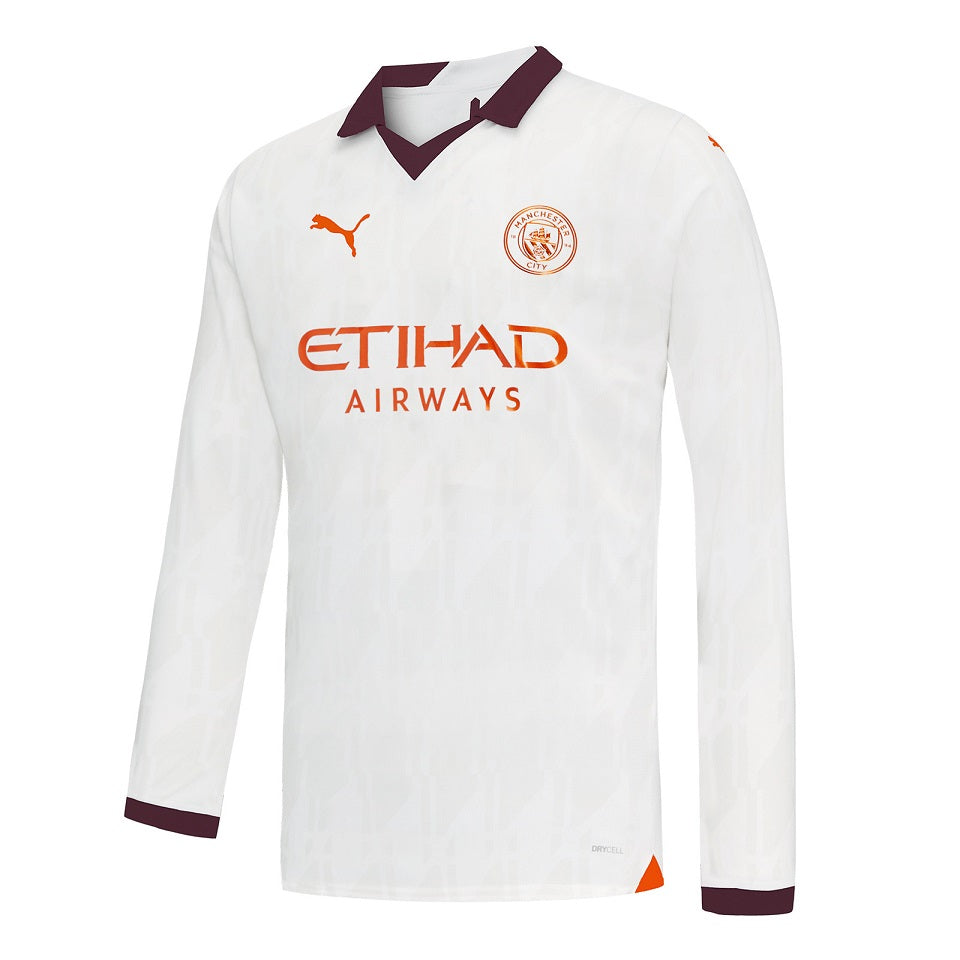 Maillot Manchester City Manches Longues Homme Extérieur 2024 | Foot Sport