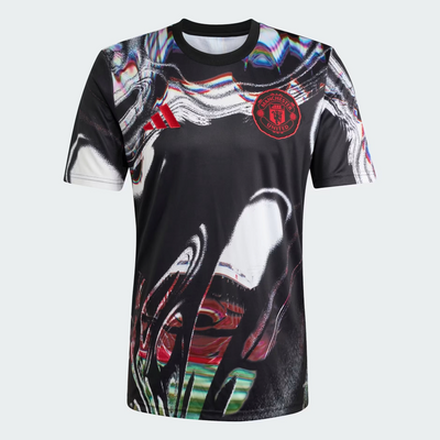 Maillot Manchester United Pre Match Homme 2025 2026 Noir
