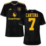 Maillot Cantona Manchester United Third Homme 2025 2026 Noir | Foot Sport 1