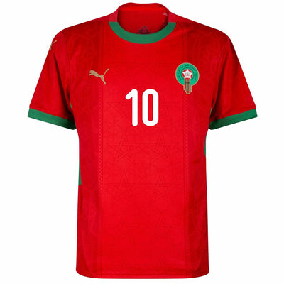 Maillot Maroc Homme Brahim 10 Domicile 2024 2025 | Foot Sport