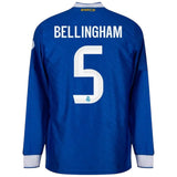 Maillot Bellingham Real Madrid Third Manches Longues Bleu Homme 2025 2026 1