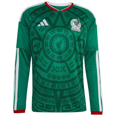 Maillot Mexique Homme Domicile Manches Longues Coupe du Monde 2026 2027