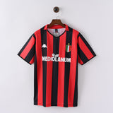 Maillot Milan AC Retro Vintage 1988-1989 Domicile Homme 1