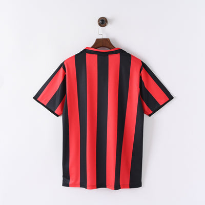 Maillot Milan AC Retro Vintage 1988-1989 Domicile Homme