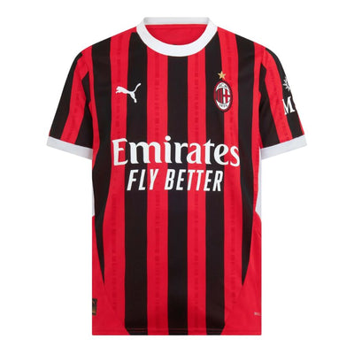 Maillot Enfant Ac Milan Domicile 2024 2025 Noir | Foot Sport
