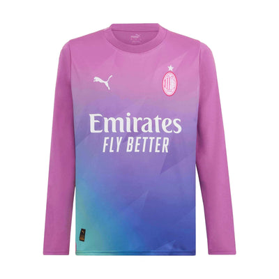 Maillot AC Milan Manches Longues Rose Third Homme 2023 2024 | Foot Sport