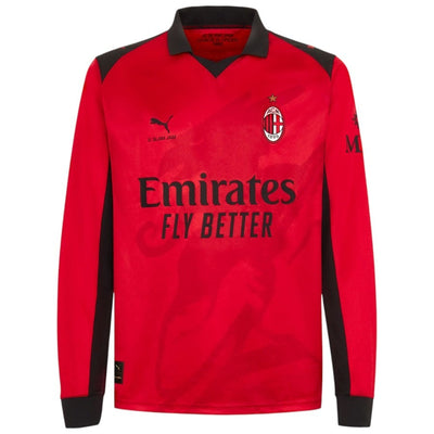 Maillot AC Milan Manches Longues Slam Jam Fourth Rouge Homme 2025 2026