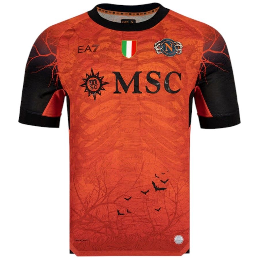 Maillot Naples Halloween Orange Homme 2025 2026