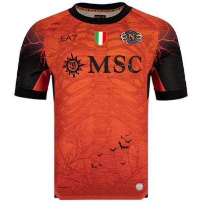 Maillot Naples Halloween Orange Homme 2025 2026