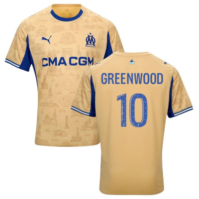 Maillot Marseille Greenwood Or Fourth Homme 2025 2026