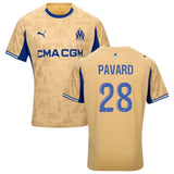 Maillot Marseille Pavard Or Fourth Homme 2025 2026 1