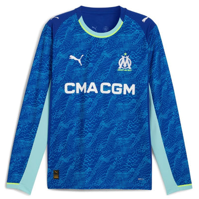 Maillot Marseille OM Third Manches Longues Homme 2025 2026 Bleu | Foot Sport