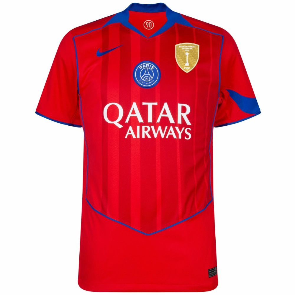 Maillot PSG Third Champions Intercontinental Rouge 2025 2026 Homme