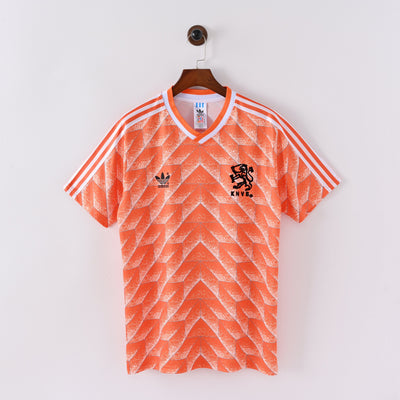 Maillot Pays-Bas Retro Vintage 1988 Domicile Homme